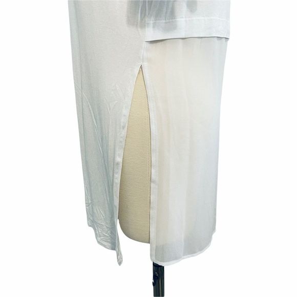 NWT BCBGeneration Optic White Contrast Tunic M - Picture 6 of 16